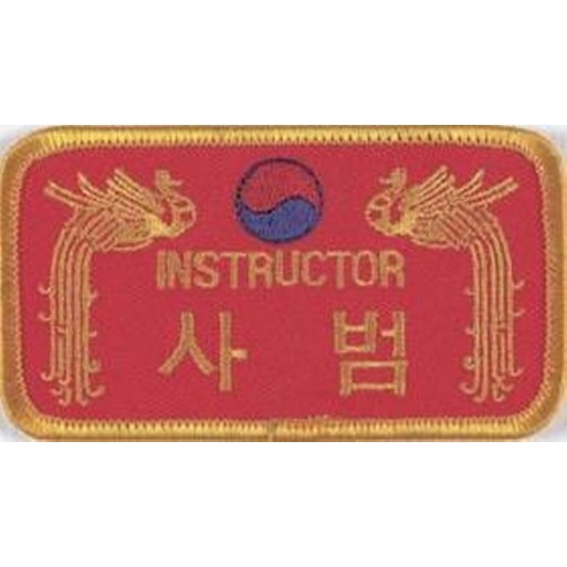 Sewn badge Instructor