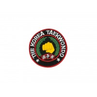 Sewn badge Korea TKD black