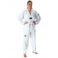 Taekwondo uniforma Premiere plus z belim ovratnikom - WT odobreno