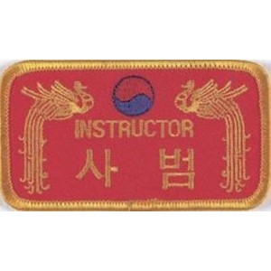 Sewn badge Instructor